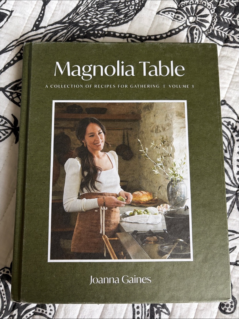 Magnolia Table Volume 3 by - Olive Green Hardcover Cookbook